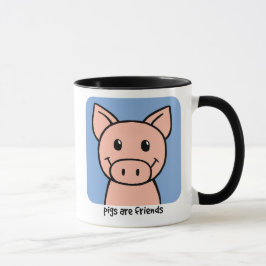Taza Los cerdos son amigos