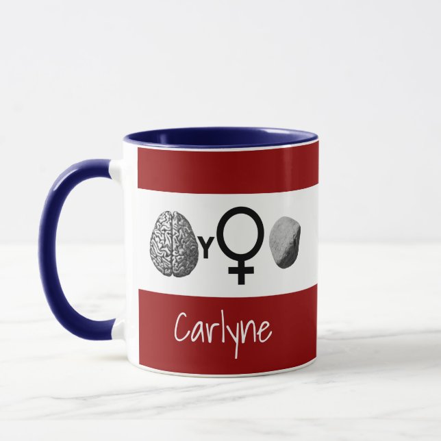 Taza Los Chicas bravos rocían con tu nombre Mug (Izquierda)