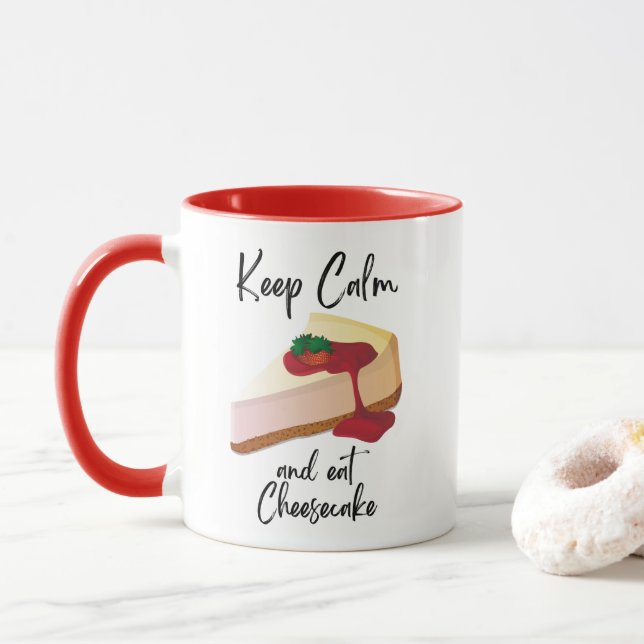 Taza Los Chicas dorados mantienen la calma y comen ques (Con donut)