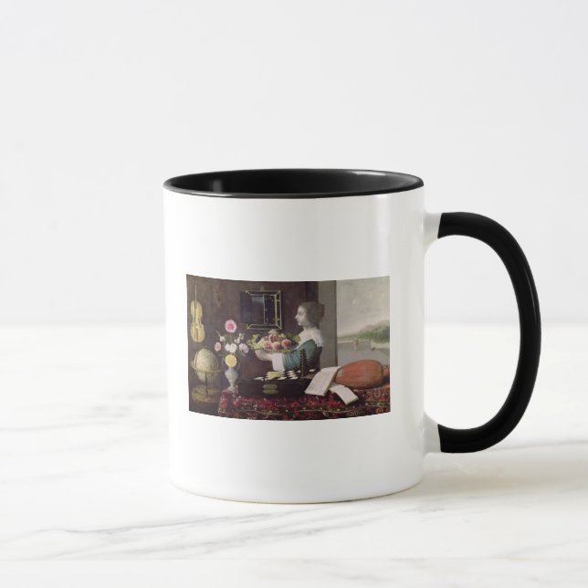 Taza Los cinco sentidos, o verano, 1633 (Derecha)