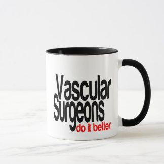 Taza Los cirujanos vasculares lo hacen mejor