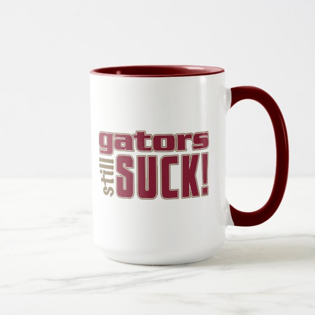 Taza ¡los cocodrilos TODAVÍA chupan! (Derecha)
