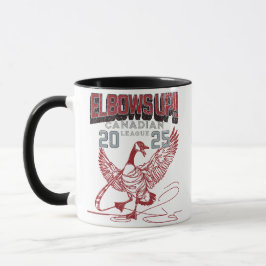 Taza ¡Los codos arriba! Canadá: Cultura de hockey sobre