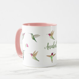 Taza Los colibríes de la personalizado Anna