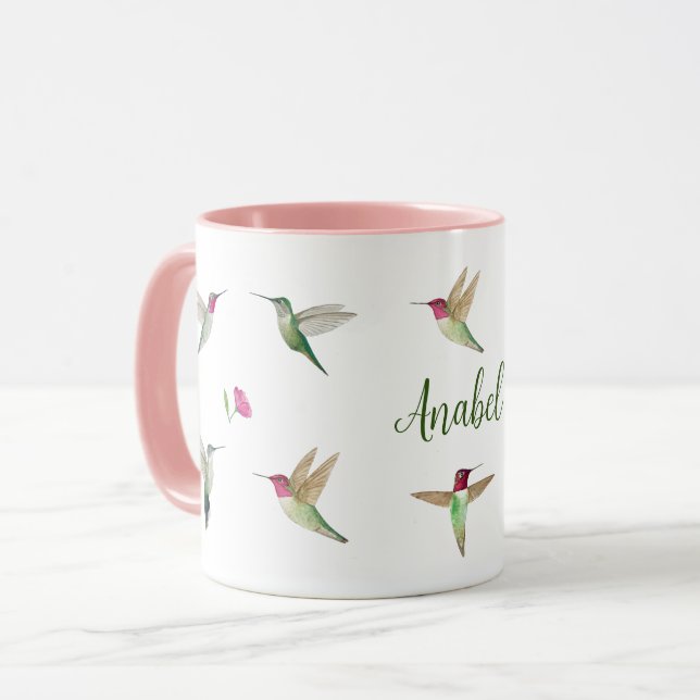 Taza Los colibríes de la personalizado Anna (Anverso izquierdo)