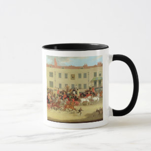 Taza Los correos del norte del país en el pavo real,
