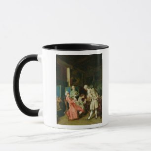 Taza Los críticos del arte, 1878
