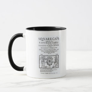 Taza Los Cuadrado-Casquillos dieron vuelta en las