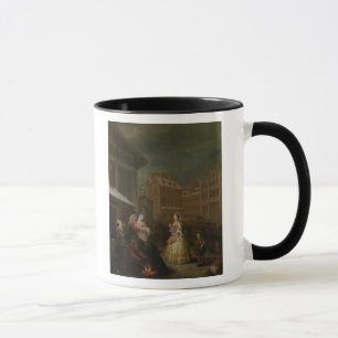Taza Los cuatro tiempos del día: Mañana, 1736