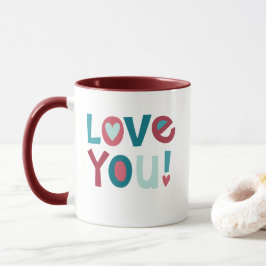 Taza Los Día de San Valentín modernos te aman