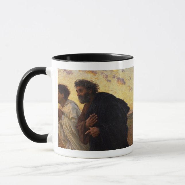 Taza Los discípulos Peter y funcionamiento de Juan (Izquierda)