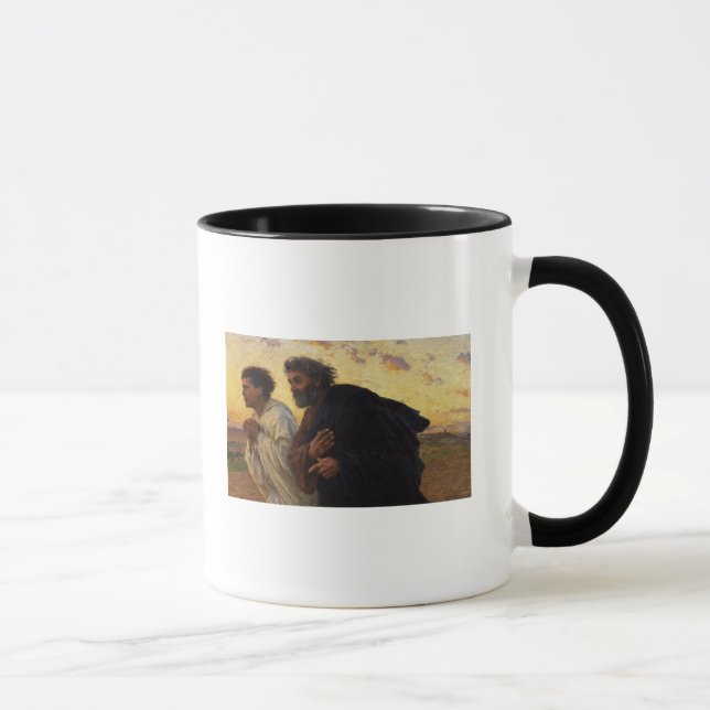 Taza Los discípulos Peter y funcionamiento de Juan (Derecha)
