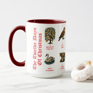 Taza Los Doce Días De Navidad