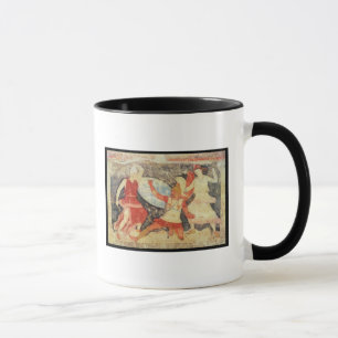 Taza Los dos Amazonas en combate con un Griego