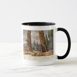 Taza Los dos centinelas, en la arboleda de árboles