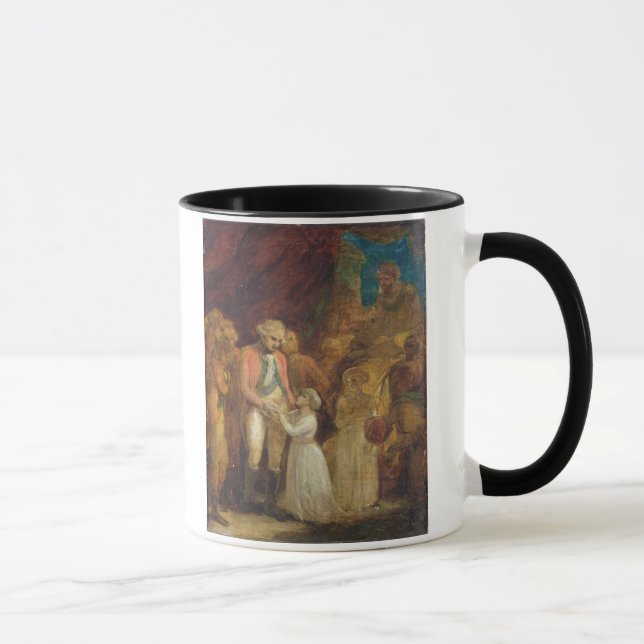Taza Los dos hijos de Tipu Sahib, sultán de Mysore, (Derecha)