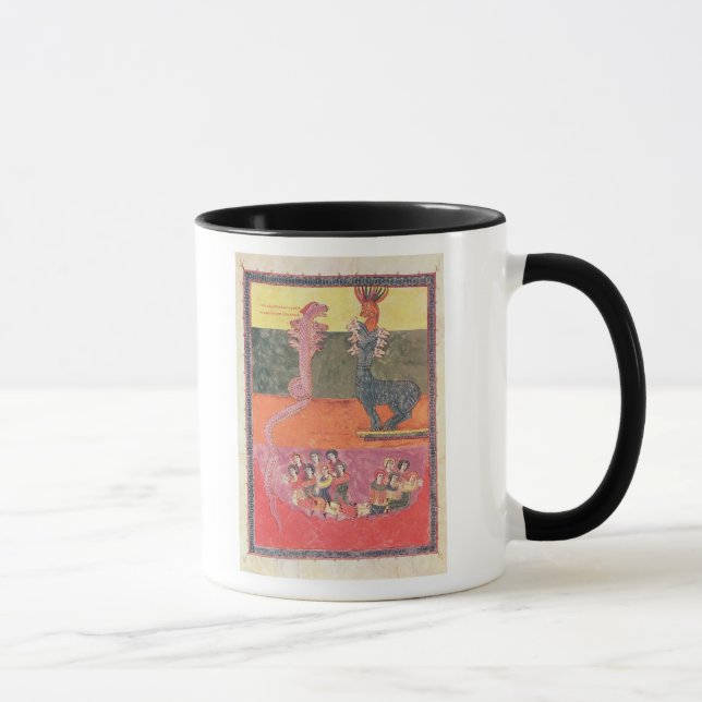 Taza Los dragones, de Girona Beatus (Derecha)