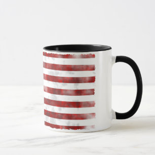 Taza Los E.E.U.U. se descoloraron bandera agradable del