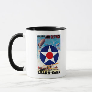 Taza LOS E.E.U.U. - Únase al servicio aéreo