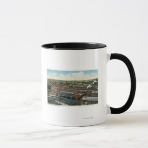 Taza Los edificios metálicos del Co del cartucho de la