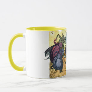 Taza Los escarabajos celebran el verano medio