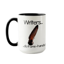 Los escritores lo hacen con un solo café Mug