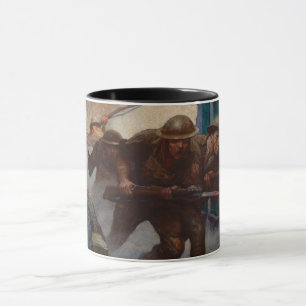 Taza Los estadounidenses en Chateau-Thierry por N. C. W
