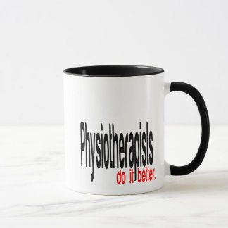 Taza Los fisioterapeutas lo hacen mejor Chiste