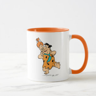 Taza Los Flintstones el   Fred y Flintstone de los