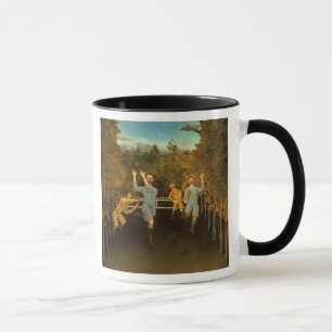 Taza Los futbolistas, 1908 (aceite en lona)