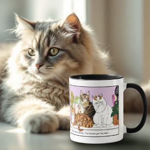 Taza Los gatos están a cargo
