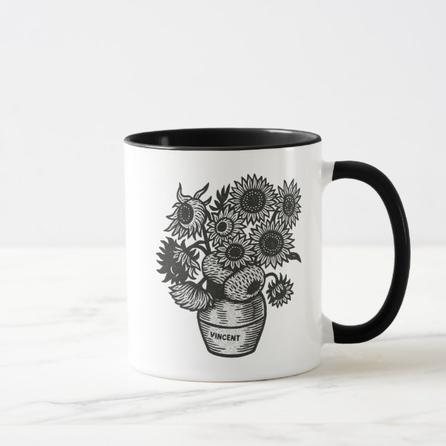 Taza Los girasoles de Van Gogh (Derecha)