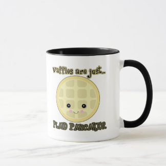 Taza los gofres de kawaii son solo tortitas de yeso