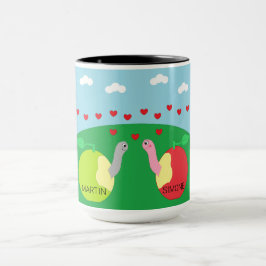Taza Los gusanos enamorados