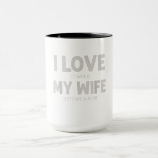 Taza Los Hombres Que Me Encantan Cuando Mi Esposa Me Co