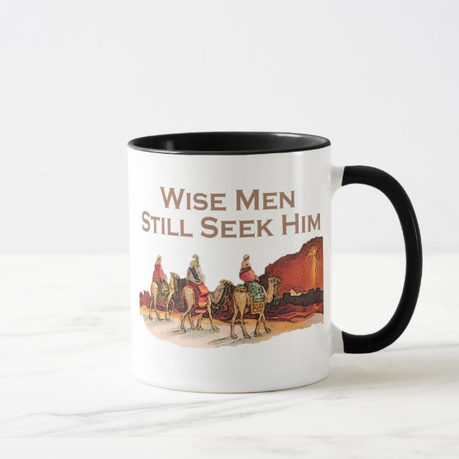 Taza Los hombres sabios todavía lo buscan, navidad (Derecha)