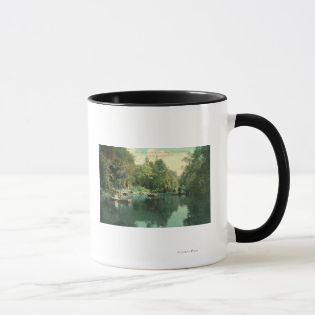 Taza Los huéspedes del Hotel Rowardennan acuden en barc (Derecha)