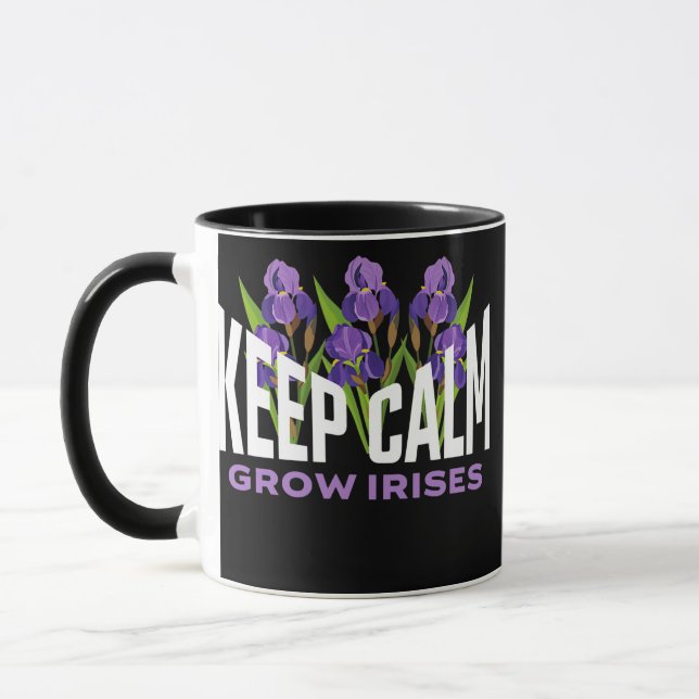 Taza Los iristas Lover mantienen la calma Crece irlande (Izquierda)