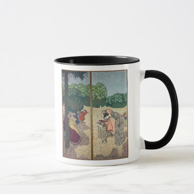Taza Los jardines públicos (Derecha)