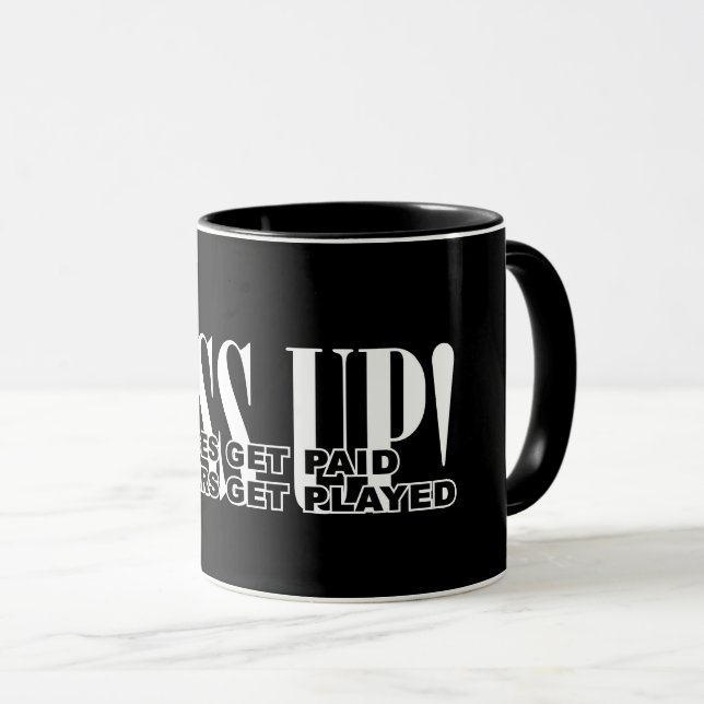 Taza Los jefes se pagan (Anverso derecho)