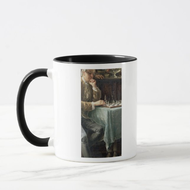 Taza Los jugadores de ajedrez, 1887 (Izquierda)