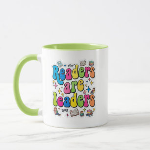 Taza Los lectores son líderes - amante de los libros le
