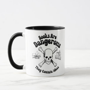 Taza Los libros son peligrosos