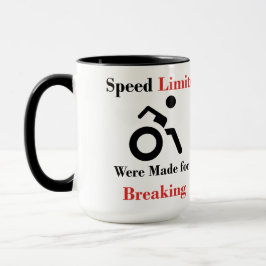 Taza Los límites de velocidad fueron hechos para