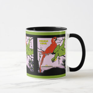 Taza Los loros del Canal de Panamá