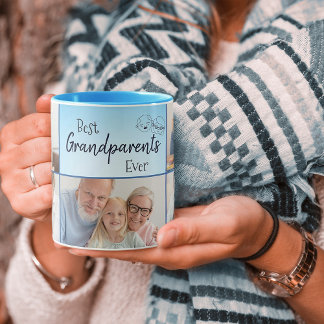 Taza Los mejores abuelos 5 Collage de fotos Café Mug