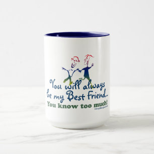 Taza Los mejores amigos saben