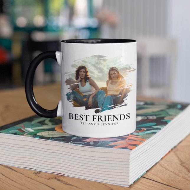 Taza Los mejores deberes de amistad y foto (Subido por el creador)