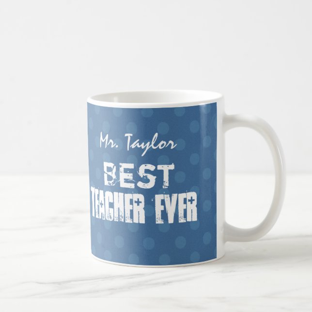 Taza Los mejores lunares siempre azules del profesor de (Derecha)