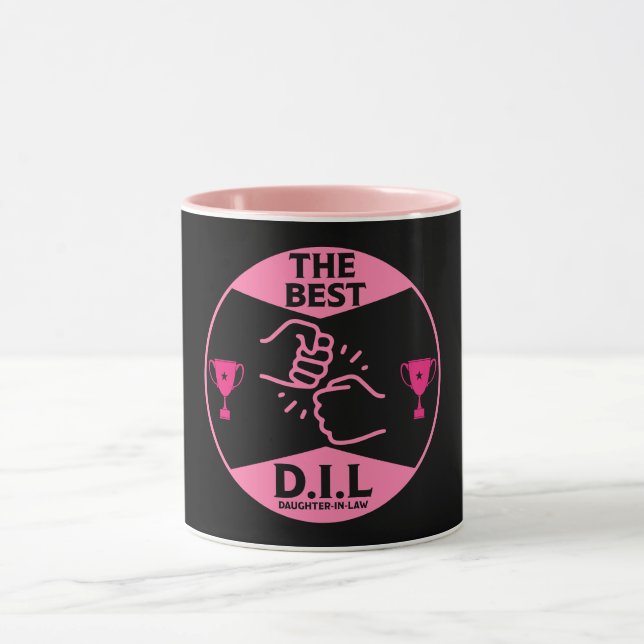 Taza Los mejores regalos de la ley y la hija (Centro)